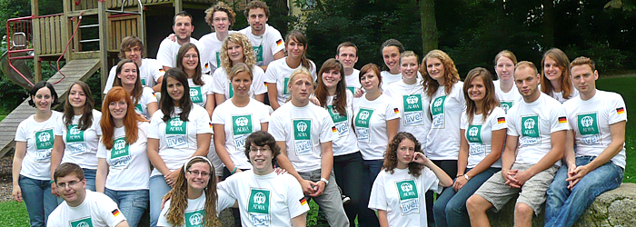 Rückkehrer und Ausreisende des ADRA "weltwärts"-Freiwilligendienstes 2009/2010